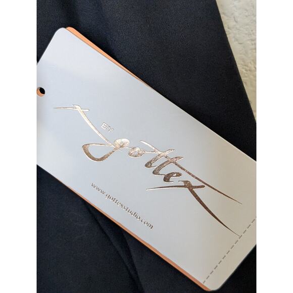 Gottex Peach Skin Lightweight Moisture Wicking Hoodie Womens Size XS Black - Picture 5 of 9